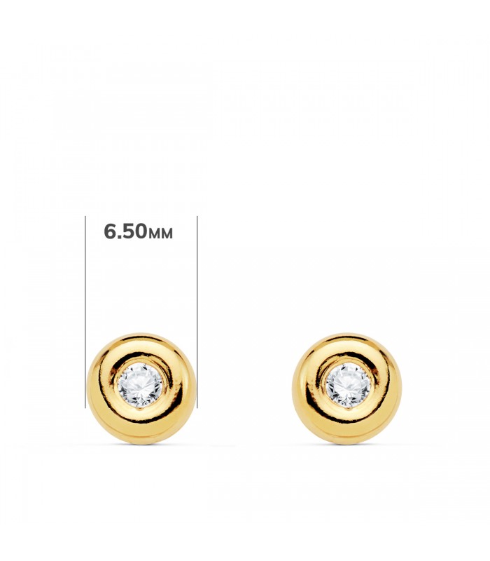 Pendientes Delicia Diamantes 0.200 Qtes. OA 18K - pendientes dormilonas, chatón