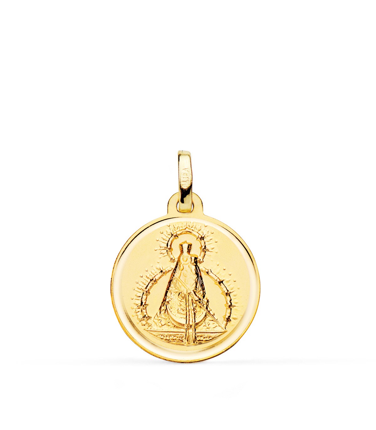 Alda Joyeros, joyería online | Medalla Virgen de la Cabeza 18 Ktes 18mm