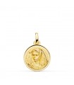 Médaille Vierge Macarena 18K 16 mm Biseau