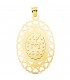 Médaille Miraculeuse Coeurs Or 18K 50mm