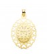 Médaille Miraculeuse Or 18K 40 mm Entourée Coeur