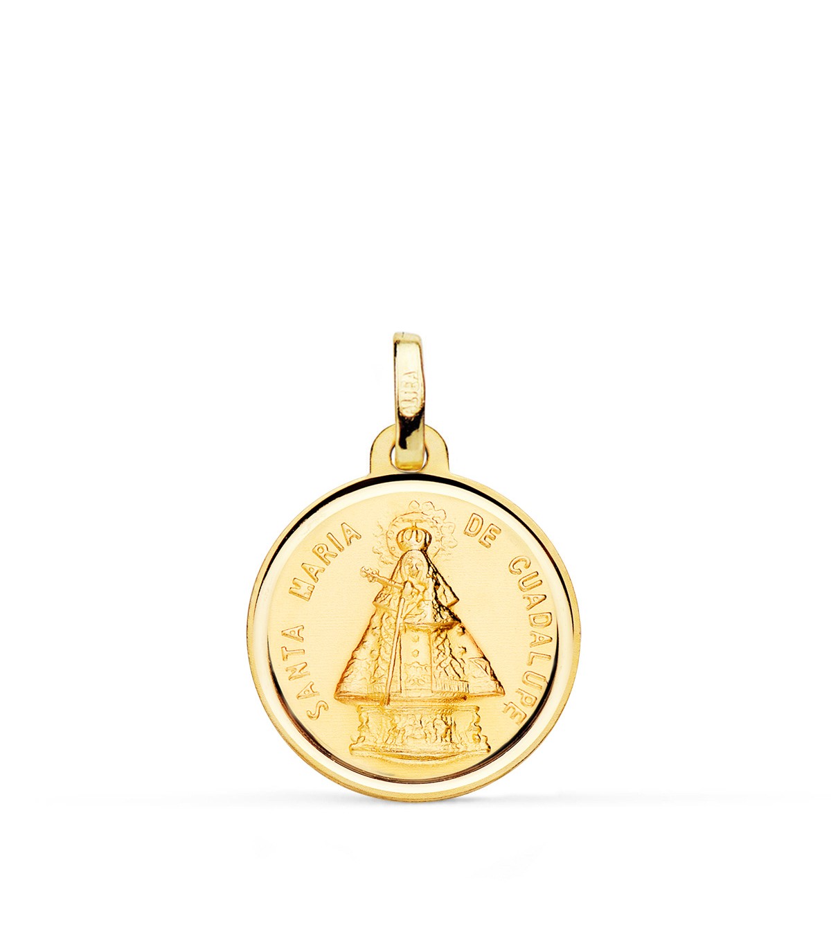 Medalla Virgen de Guadalupe Cáceres 18 K 18 MM