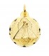Médaille Notre-Dame Charité du Cuivre Cuba Or 18K 28 mm