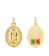 Medalla Guadalupe Bandera México Oro 18K 18mm - Joyas online