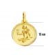 Pendentif Zodiaque Vierge diamanté 18 K 16 mm