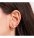 Pendientes Sand Aros Twisted Oro 18K