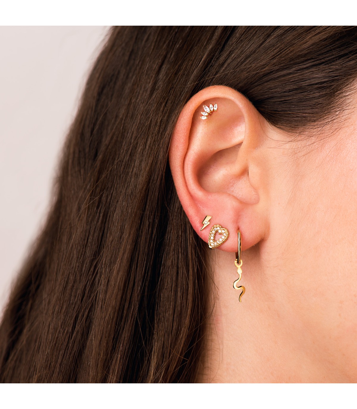 Orecchini a Cuore San Valentino Oro 18K | orecchini moderni, acquista online orecchini in oro