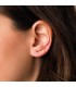 Pendientes Trepadores Oro 18K regalo joyeria mujer casual minimal piedras colores arcoiris