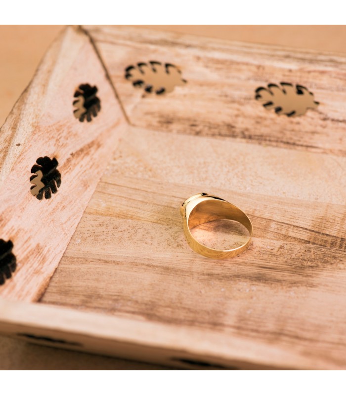 Chevalière enfant Diego or jaune 18K Rouge