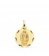 Medalla 18K V. Guadalupe México 18mm Tallada - Colgante personalizado