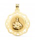Scapulaire Ajouré V. Carmel et C. Jésus Or 18K 28 mm