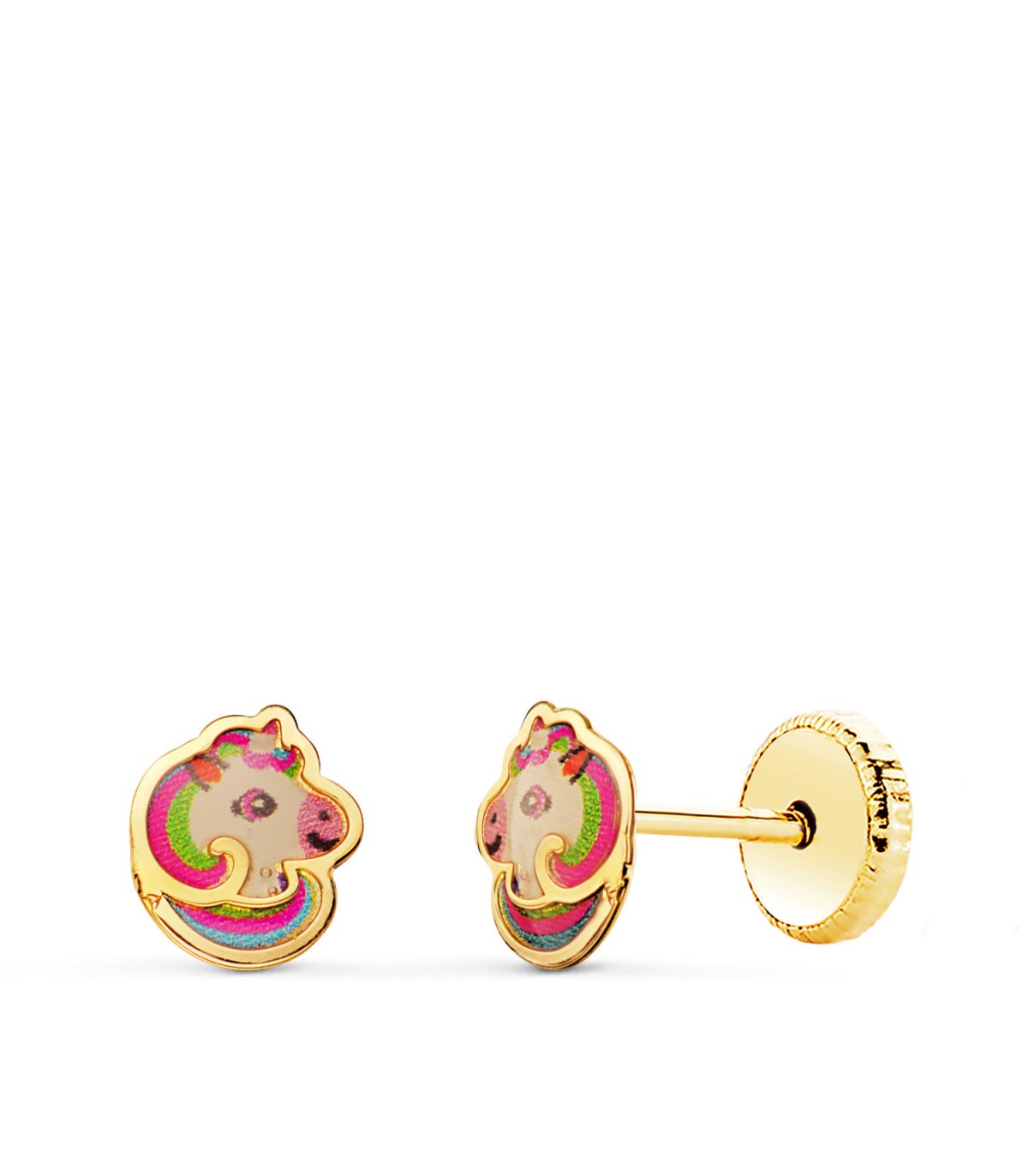 Pendientes de bebé unicornio