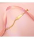 Esclava para bebé en oro amarillo 18k con Virgen del Rocio
