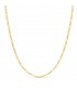 cadenilla para mujer - Cadena Oro 18K 3x1 2.5 mm 60cm