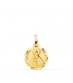 Anhänger 18 K Gelbgold Madonna mit Kind P2966-314