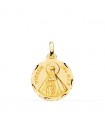 Anhänger 18 K Gelbgold Madonna mit Kind P2966-318