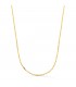 Cadena Forzada 1.9 mm Oro 18K 60 cm - cadenas de hombre