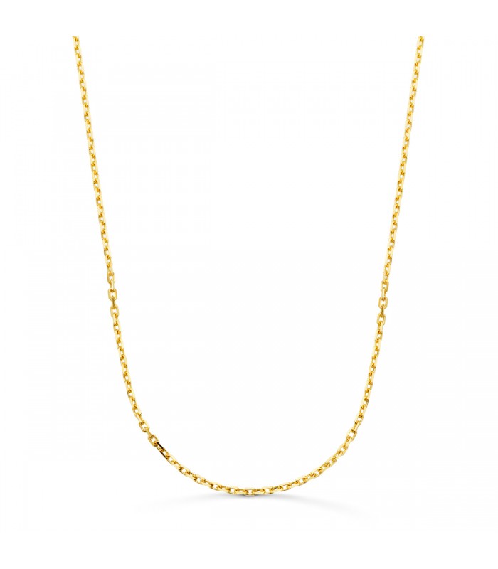 Cadena Forzada 1.9 mm Oro 18K 60 cm - cadenas de hombre