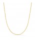 Cadena de oro amarillo para mujer - Cadena Rolo 1,5 mm 50 cm Oro  18 Kilates