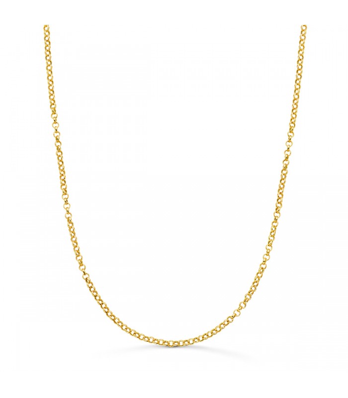 Chaîne Jaseron 2 mm Or 18K 50 cm