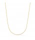 Catenina maglia Rolo' 1,2 mm oro 18kt 50 cm, collane da donna in oro giallo