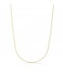 Catena oro sottile a maglia allungata Cheval -  Collana catenina da donna 1mm 45cm