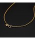 Cadena de oro amarillo 18 ktes para mujer forzada