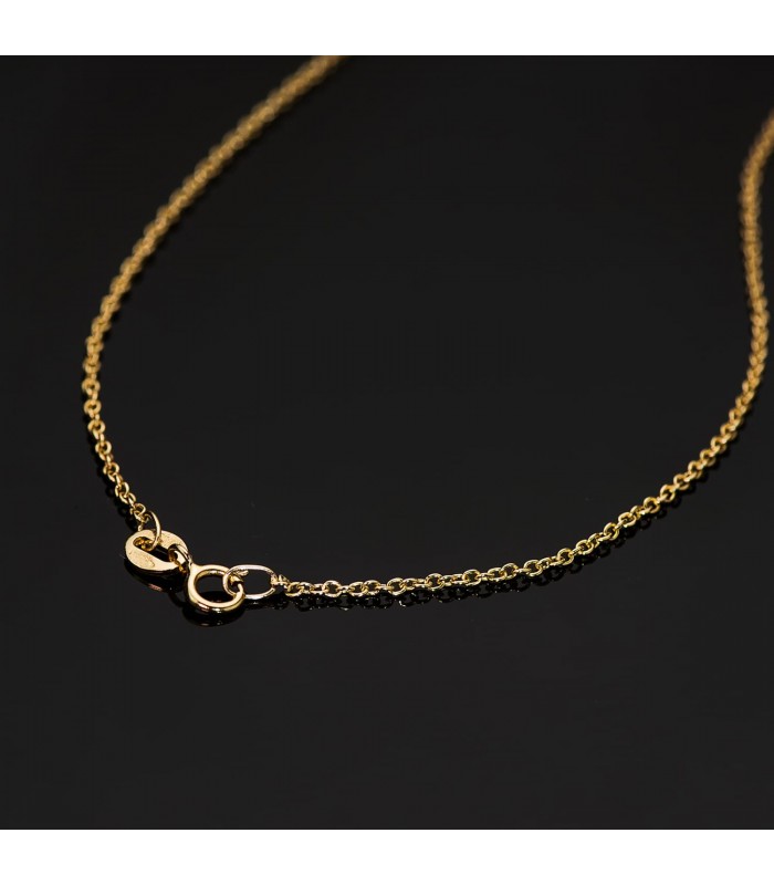 Catenina maglia Rolo' 1,2 mm oro 18kt 50 cm, collane da donna in oro giallo