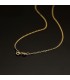Collana oro donna a maglia allungata Cheval -  Catenina sottile 1mm 50cm - Alda, gioielleria online.
