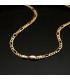 ALDA JOYEROS, joyería online | Cadena Fígaro Oro Amarillo 18K 3 mm 50cm | comprar joyas de hombre on line