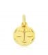 Pendentif Zodiaque Balance sculpté 18 Carats 13mm