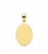 Médaille 18K V. Guadalupe Mexique 21mm Oval Brillant