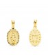 Medalla Virgen Milagrosa Oro 18 K 15 mm Tallada