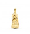 Médaille Vierge Paloma Or 18K Silhouette 20mm