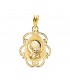Medalla Marco Virgen Niña Oro 18K 22MM