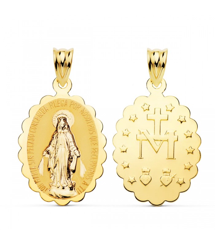 Wunderbare Medaille aus 18K Gold P6270-820