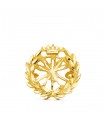 Agrarwissenschaftler Brosche Gold 750 - Graduierung Geschenk