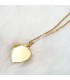 Pendentif Coeur Or Jaune 18K 23 mm