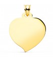Pendentif Coeur Or Jaune 18K 28 mm