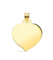 Chapa Colgante Corazón Oro Amarillo 18K 23 mm