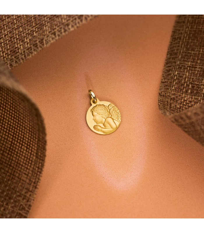 Medalla angelito oro