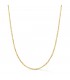 Chaîne à maille Jaseron 1.9 mm 18 Carats 50 cm - Chaînette en or massif pour femme