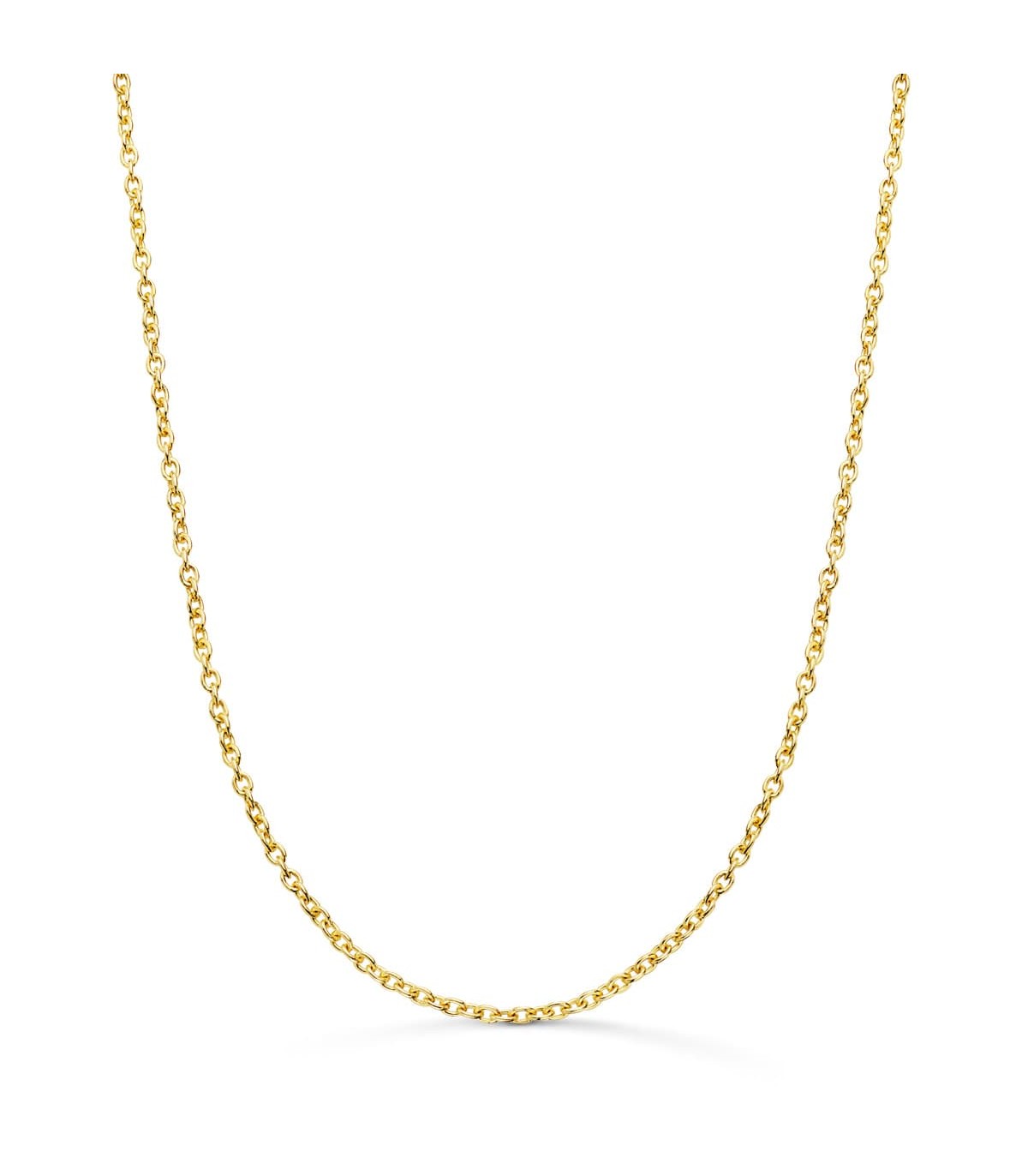 Cadena Rolo 1.9 mm 18 Ktes 50 cm - Cadena de oro amarillo para mujer