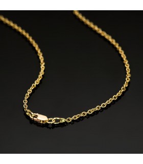 Collane a catena da donna in oro 750 - Modello a maglia Rolo 1,9 mm 18 Kt 50 cm