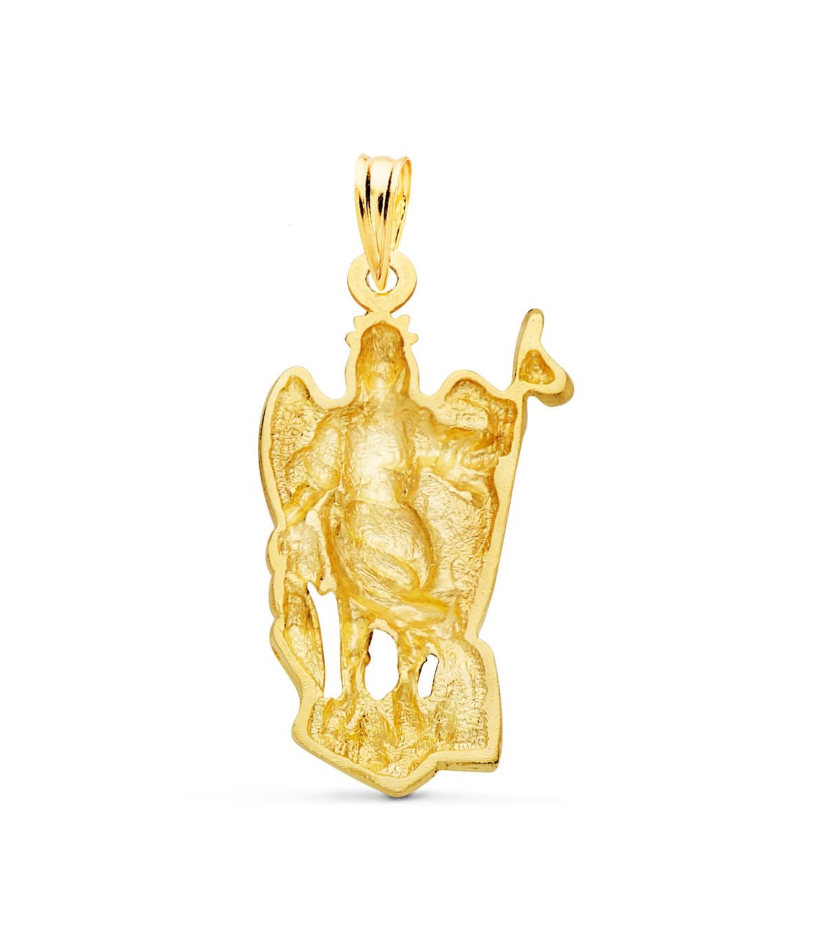 Medalla San Rafael Silueta Oro 18K 29mm