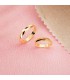 Anillos de compromiso oro 18 kilates. Alianza San Gimignano 3.5 mm. Alda Joyeros.