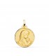 Medalla Virgen Dulce Madre Oro 18k 18mm Regalo nacimiento bebé bautizo