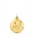 Medalla Virgen Divina Ternura Oro 18k 18mm Regalo joyas mujer para Navidad