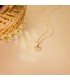 Pendentif pour Femme Slim Butterfly Or 18K 9 mm