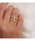 Anillo Solitario Circonita Oro Amarillo 18K - Anillo de compromiso